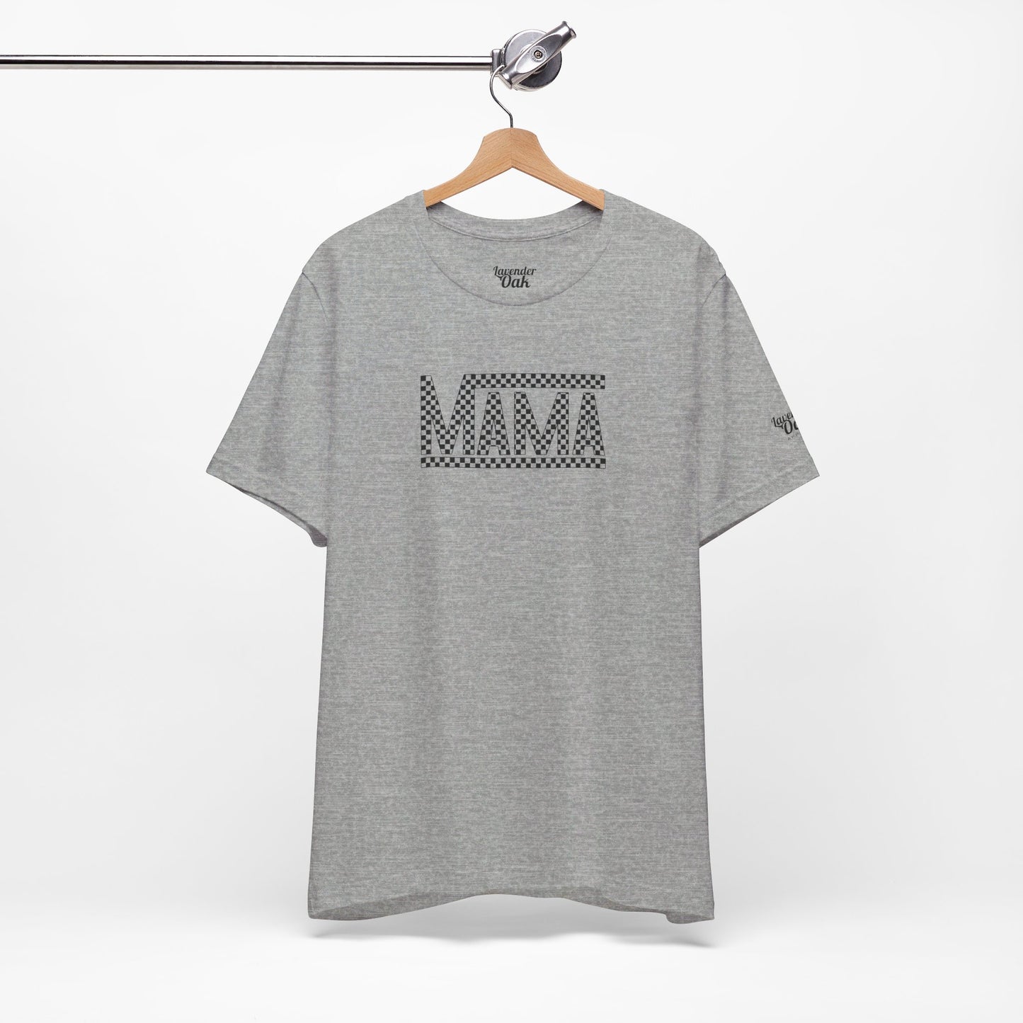 Checkered Mama Tee