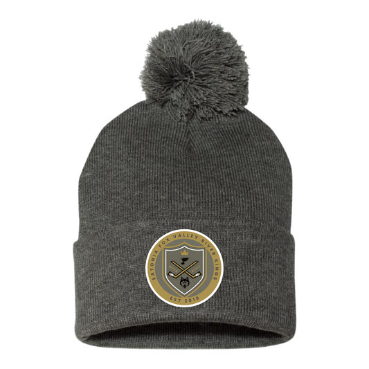 River Kings Charcoal Pom Toque