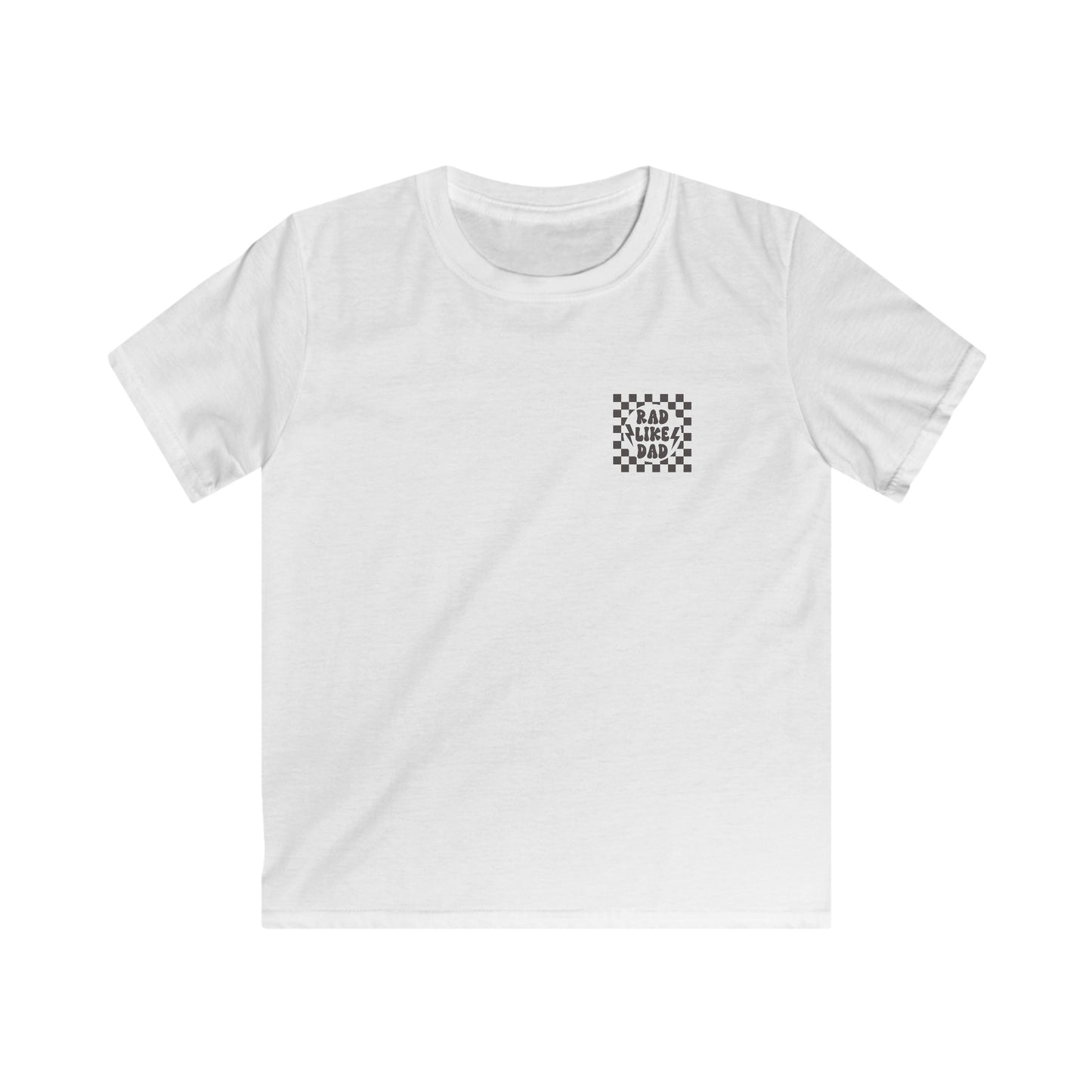 Checkered 'Rad Like Dad' Youth Tee