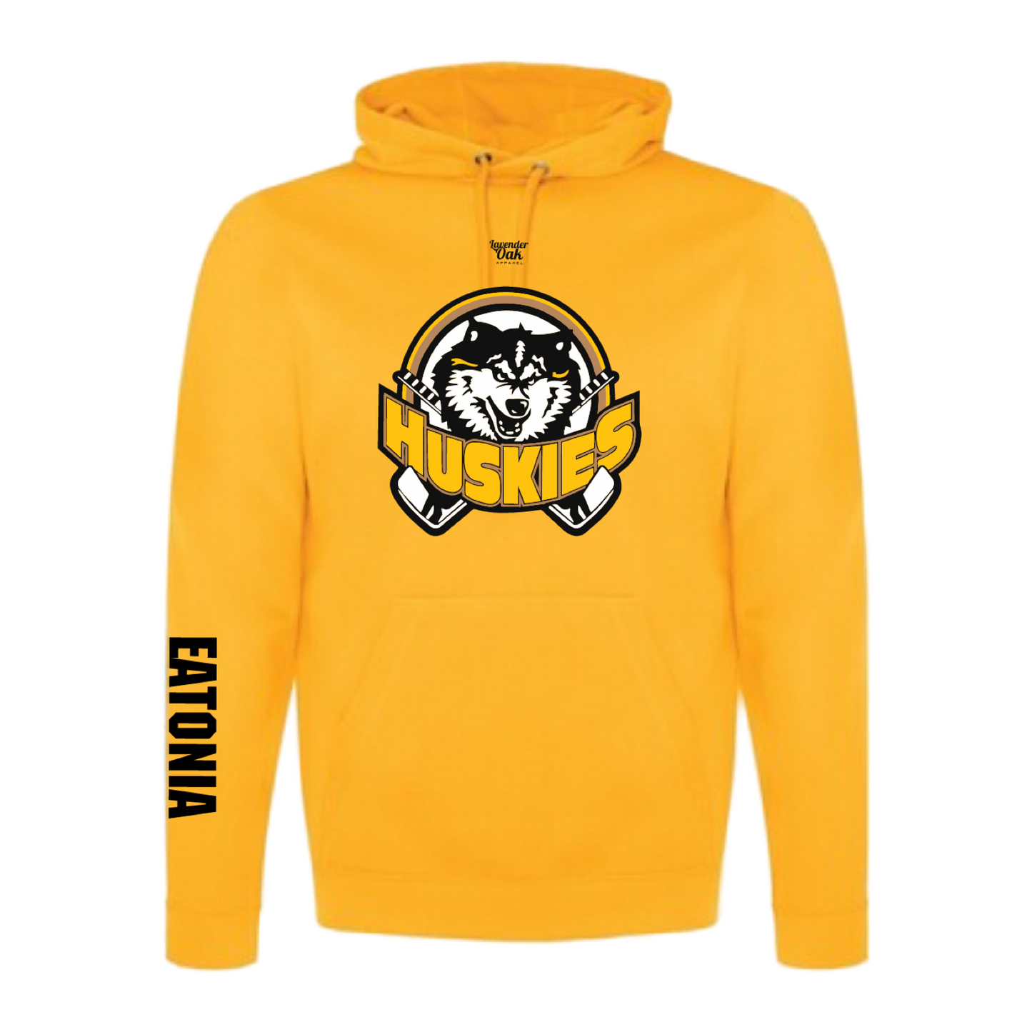 PRE ORDER Unisex Huskies Yellow Game Day Hoodie