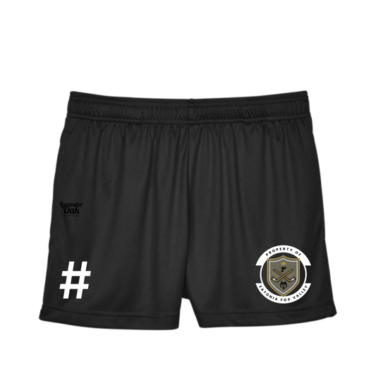 Customizable Ladies Pre-Game Workout Shorts