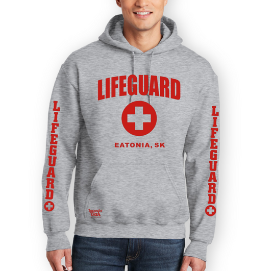 PRE ORDER Athletic Grey Lifeguard Hoodie