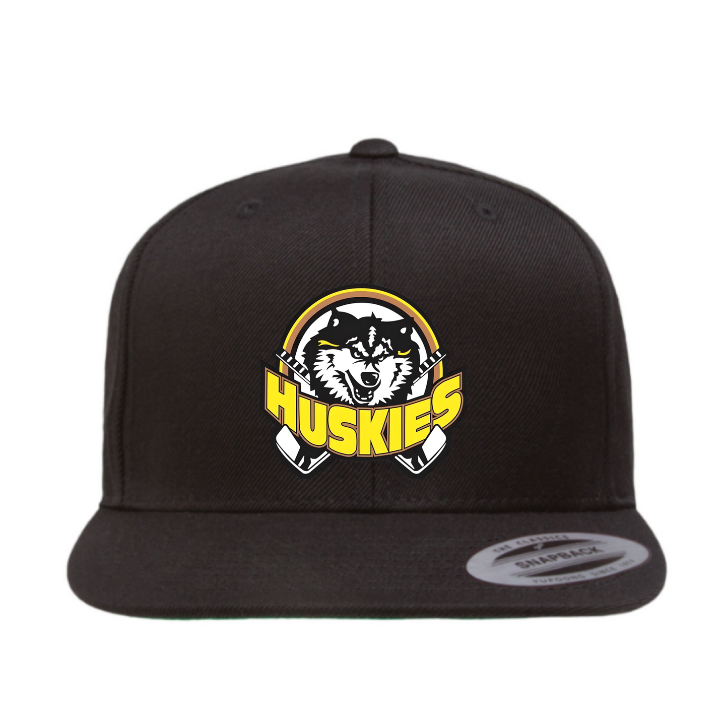 Huskies Flex Fit SnapBack Flat Brim Hat