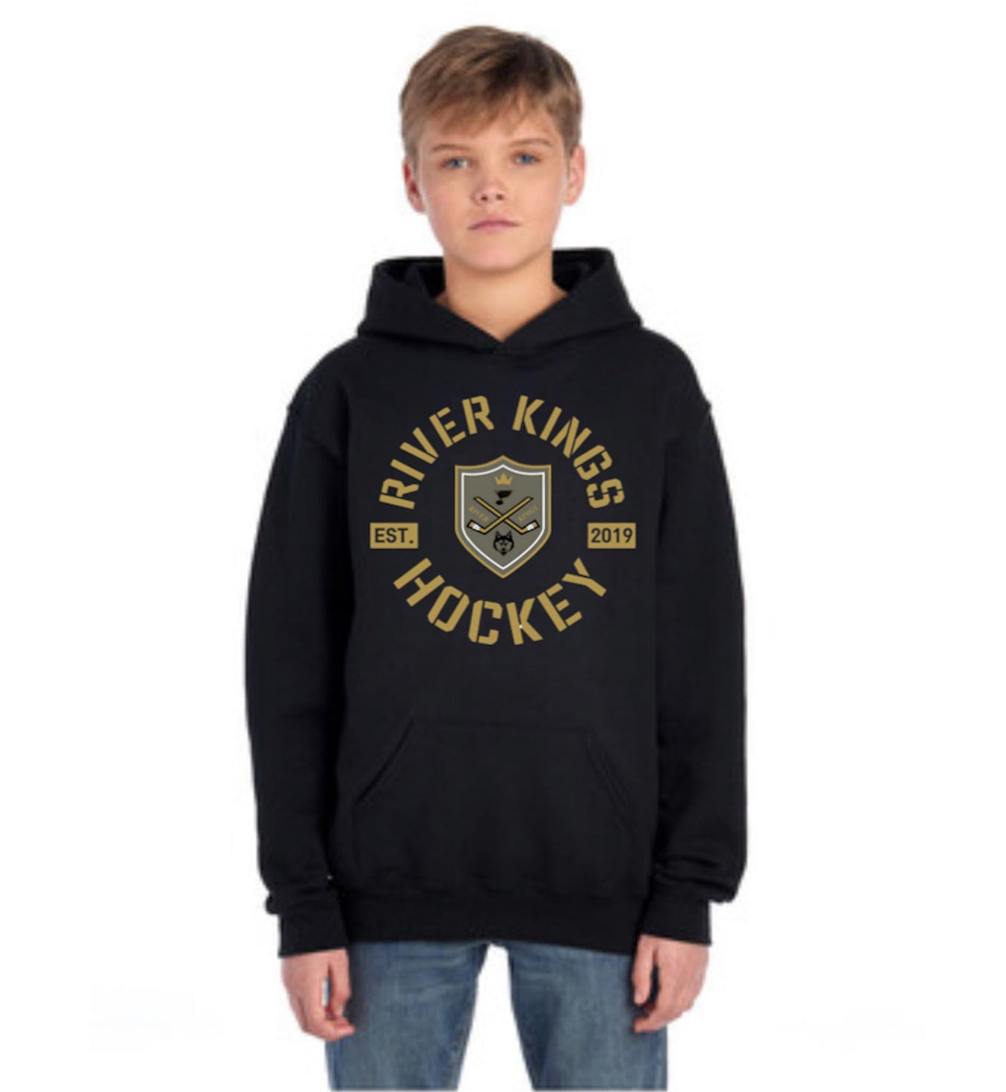 River Kings Gold Crate Youth Hoodie