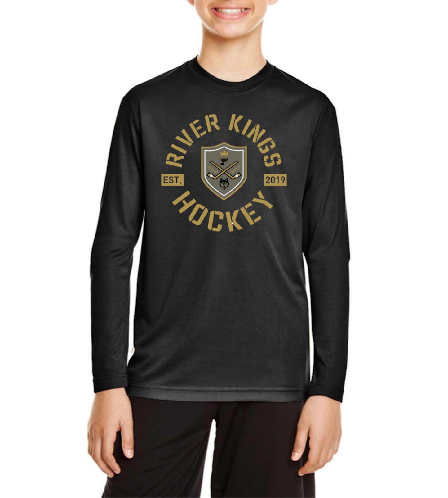 River Kings Gold Crate Pro Team Youth Long Sleeve