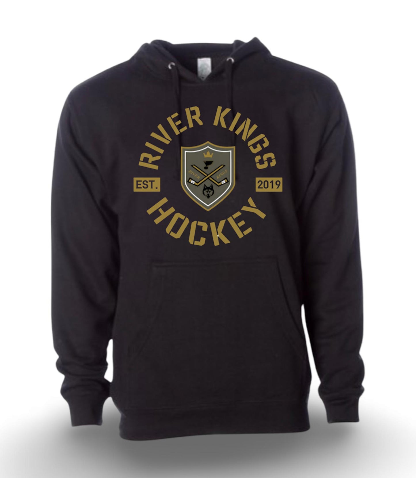 River Kings Gold Crate Adult Hoodie