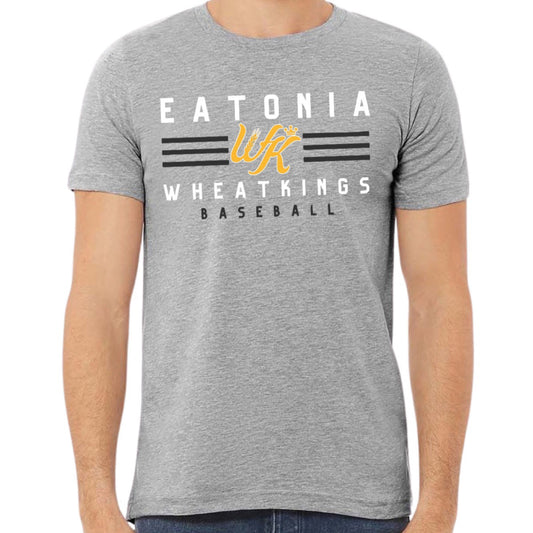 PRE ORDER Unisex Athletic Grey Wheat Kings Lines Tee