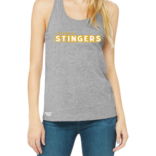 PRE ORDER Ladies Athletic Grey Stinger Tank