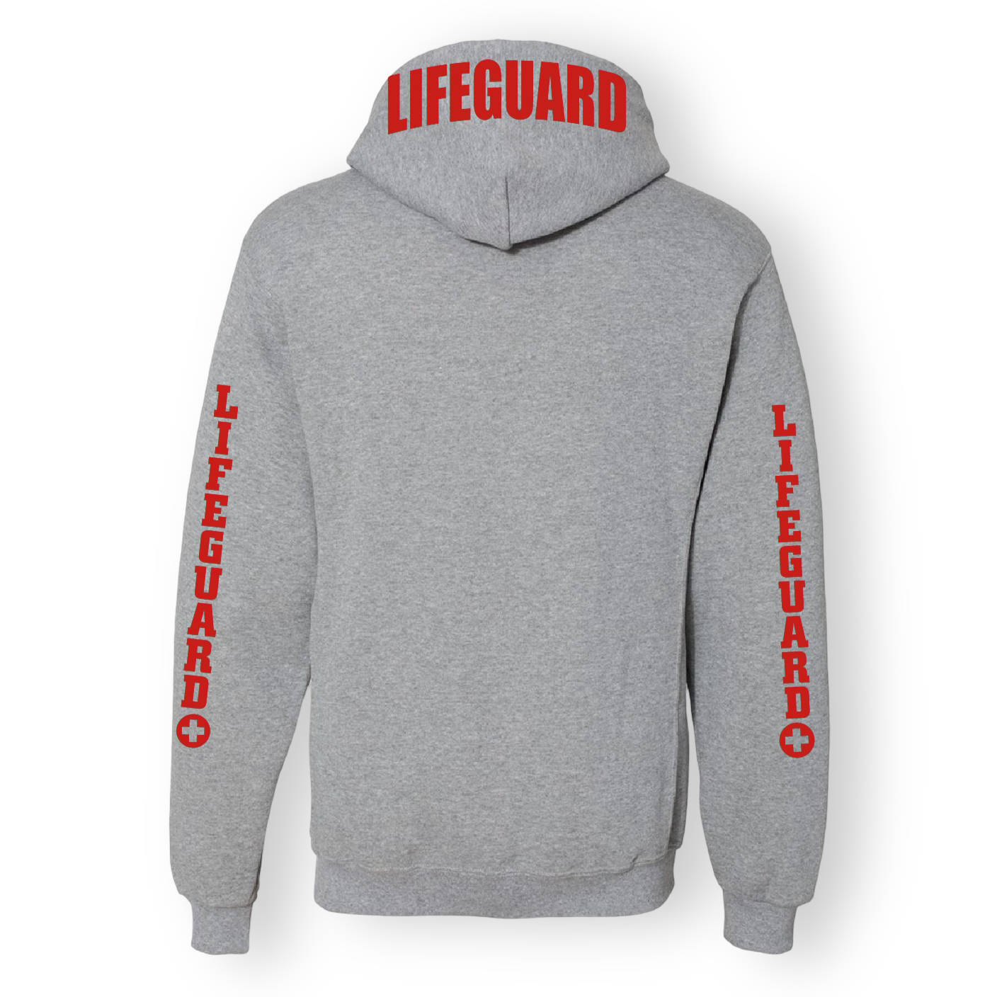 PRE ORDER Athletic Grey Lifeguard Hoodie Lavender Oak Apparel