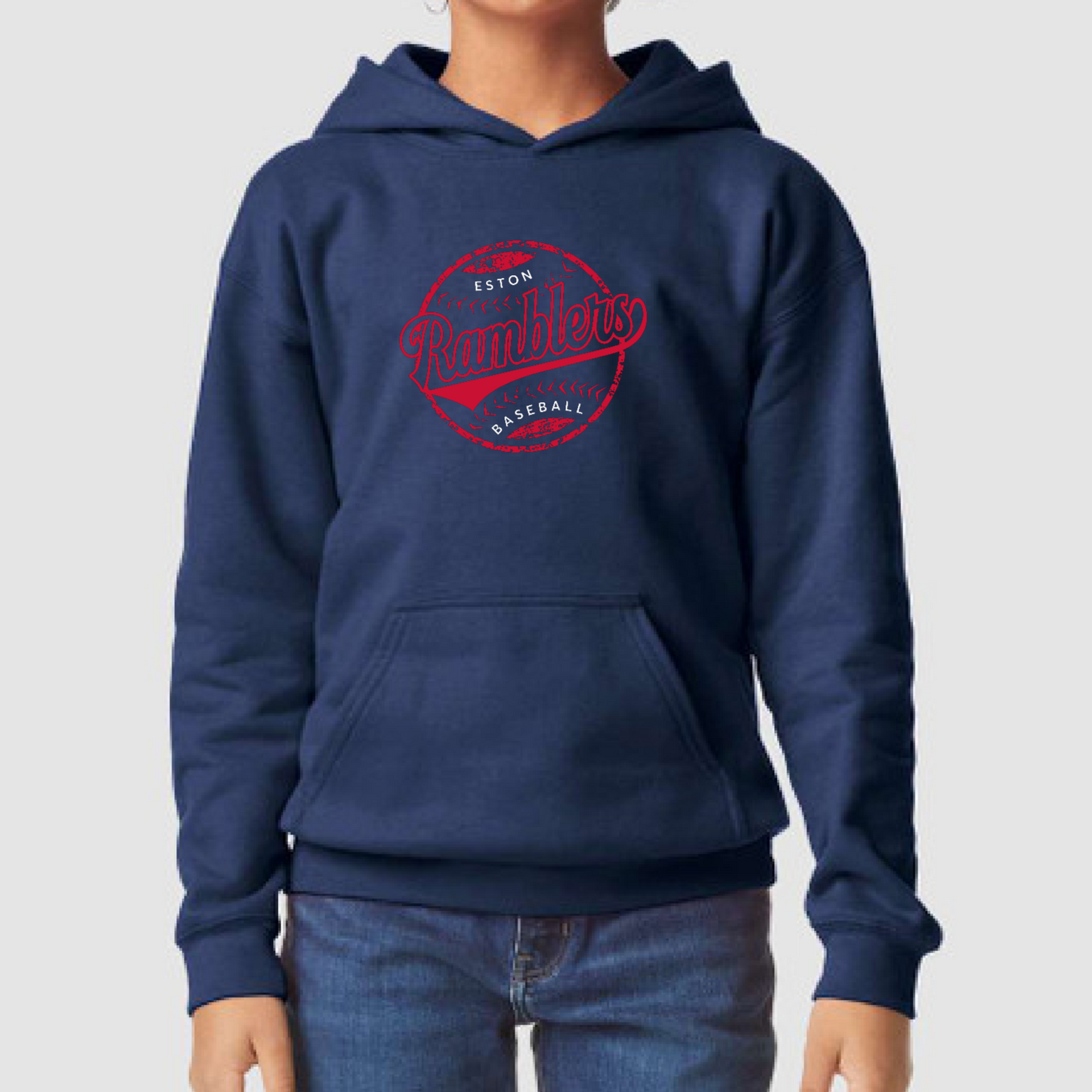 PRE ORDER Unisex U13 Ramblers Baseball TEAM Hoodie (customizable)