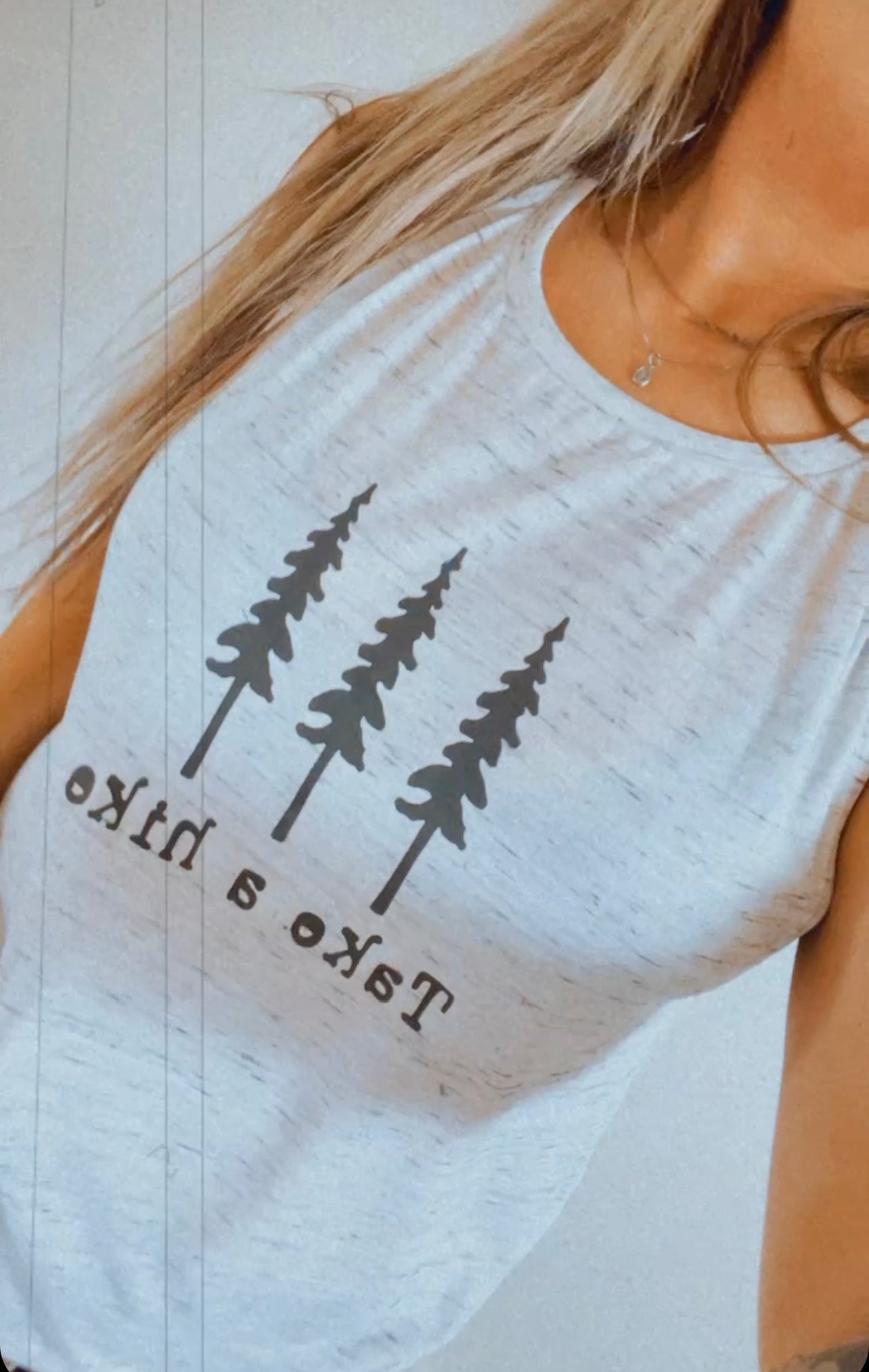 Take a Hike Flowy Muscle Tank