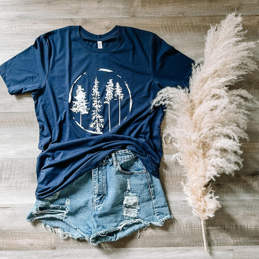 Navy Tree T-shirt