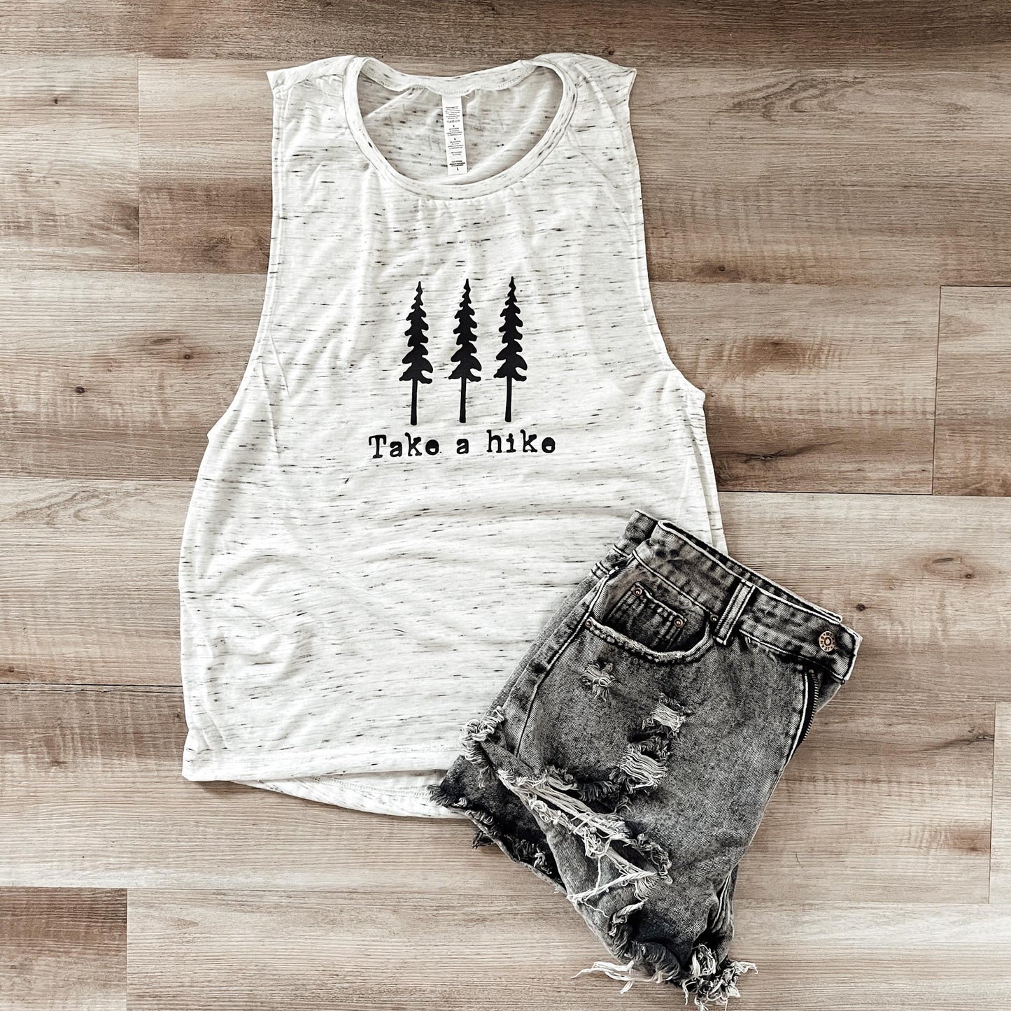 Take a Hike Flowy Muscle Tank