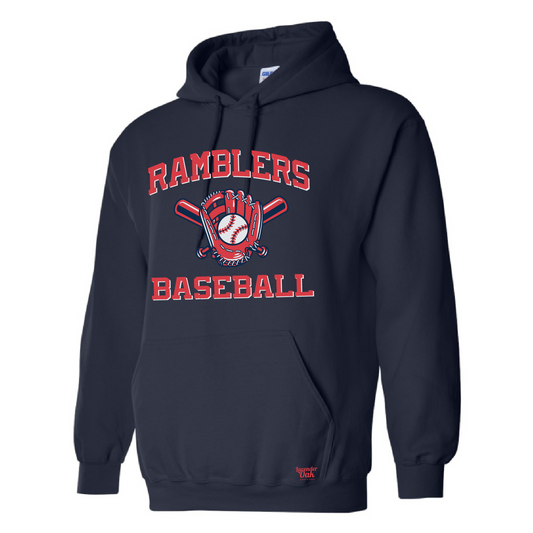 PRE ORDER Unisex U13 Ramblers Baseball Fan Hoodie