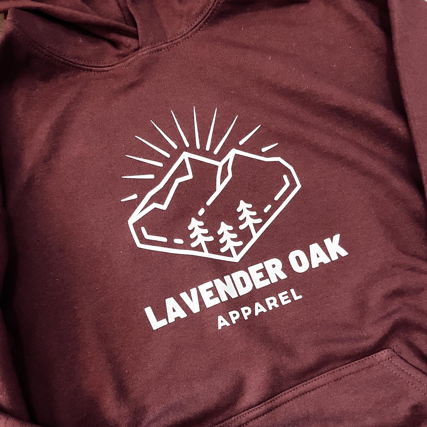 Lavender Oak Outdoors Youth Hoodie