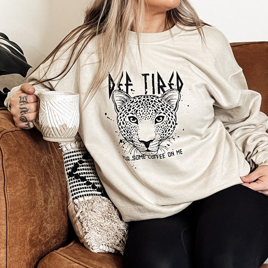 Def Tired Crew Neck Sweater